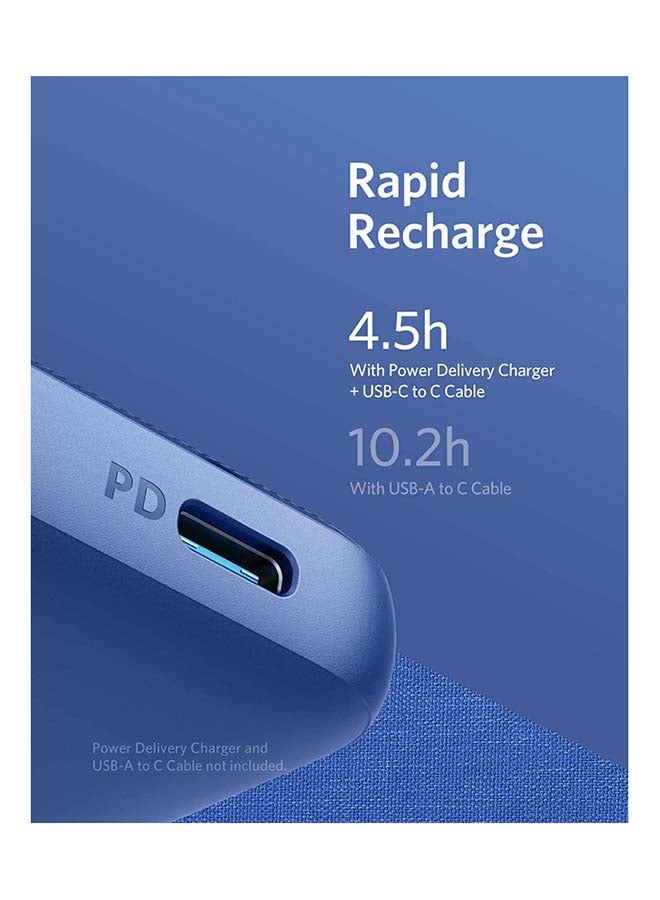 شاحن متنقل PowerCore III Sense بسعة 10000 مللي أمبير بمنفذ USB-C سعة 10000 مللي أمبير | أزرق شاحن متنقل PowerCore III Sense بسعة 10000 مللي أمبير بمنفذ USB-C سعة 10000 مللي أمبير | أزرق